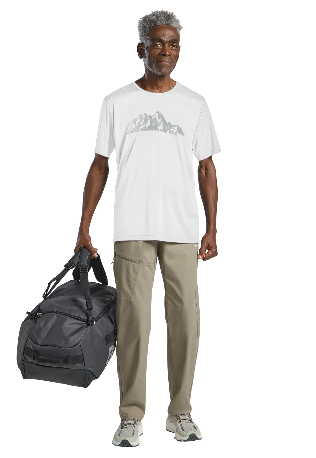 JACK WOLFSKIN PEAK GRAPHIC T M t-shirt respirant