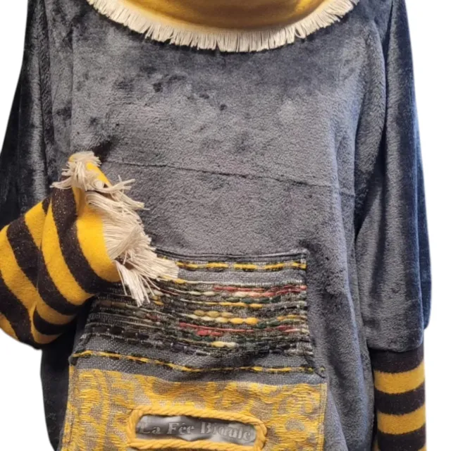 La Fée Bidule Bee sweat col classique respirant