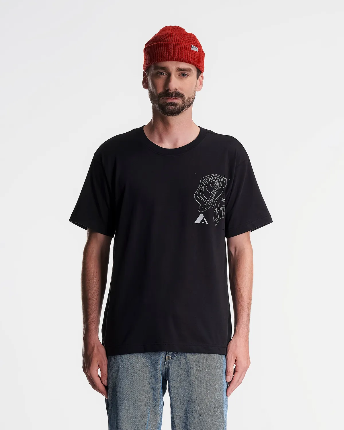 Orage Alpine Tee t-shirt noir coton bio