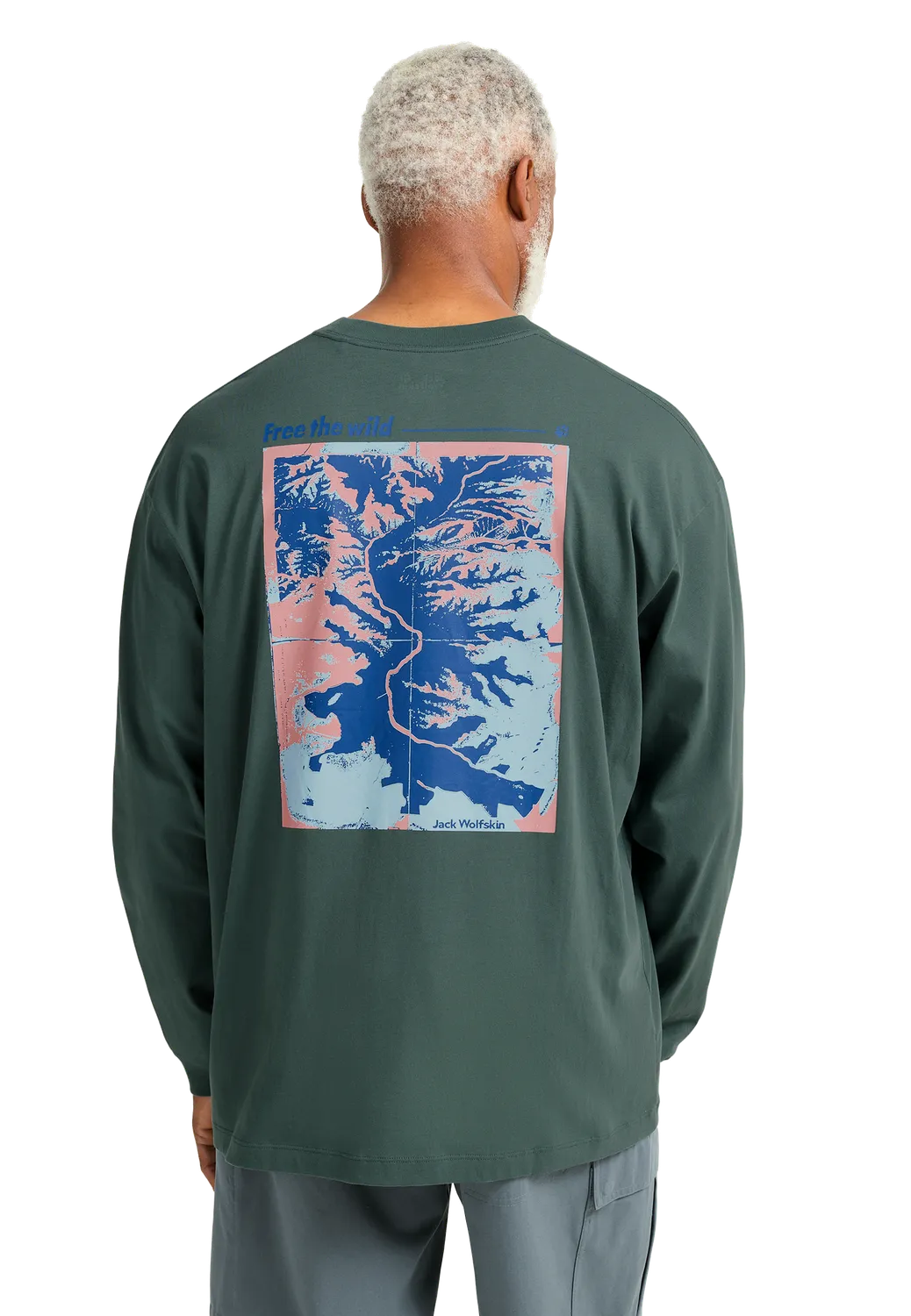 Jack Wolfskin Confident LS T t-shirt homme coton