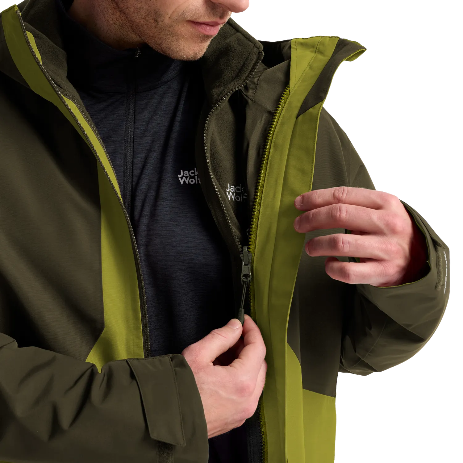 Jack Wolfskin Stonetrail 3IN1 JKT M veste 3-en-1 homme étanche