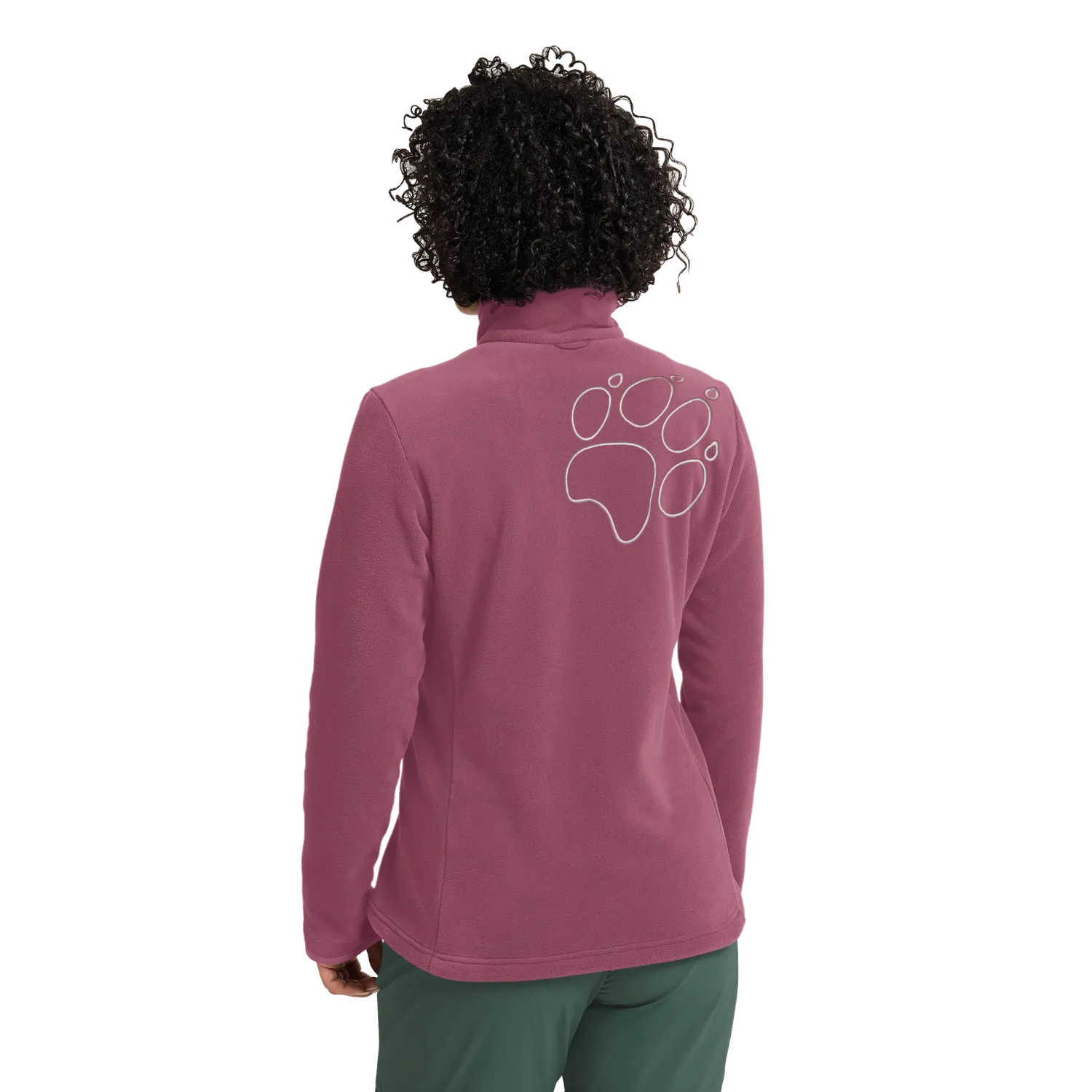 Jack Wolfskin Wild Rebel 200 HZ W pull polaire femme col zippé