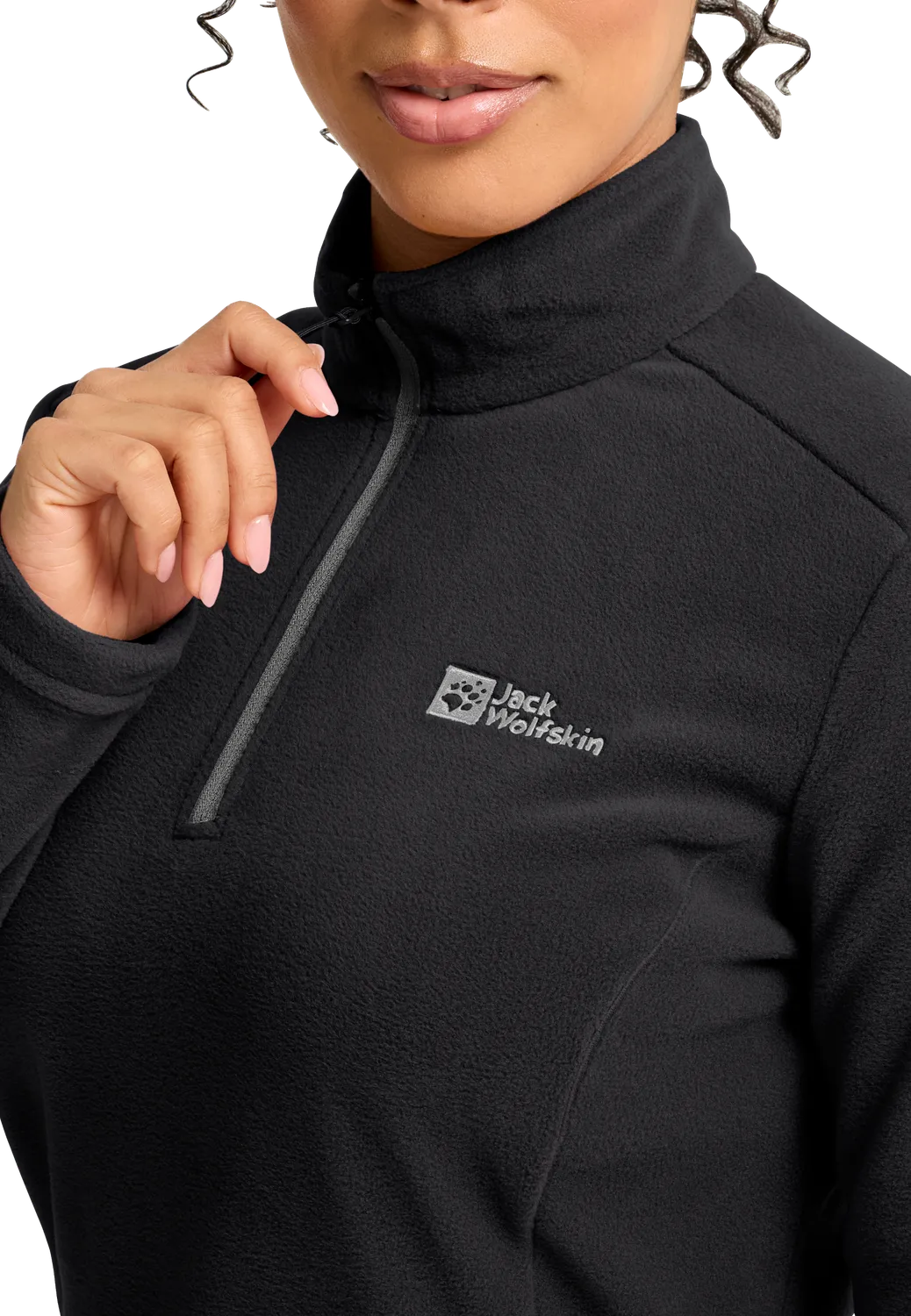 Jack Wolfskin Taunus HZ W polaire femme demi-zip respirante