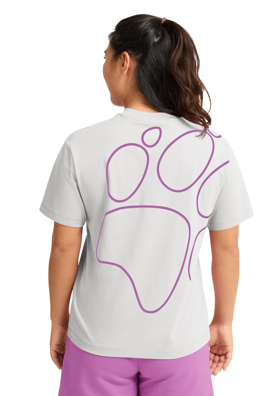 Jack Wolfskin Celebrate the Paw t-shirt femme coton