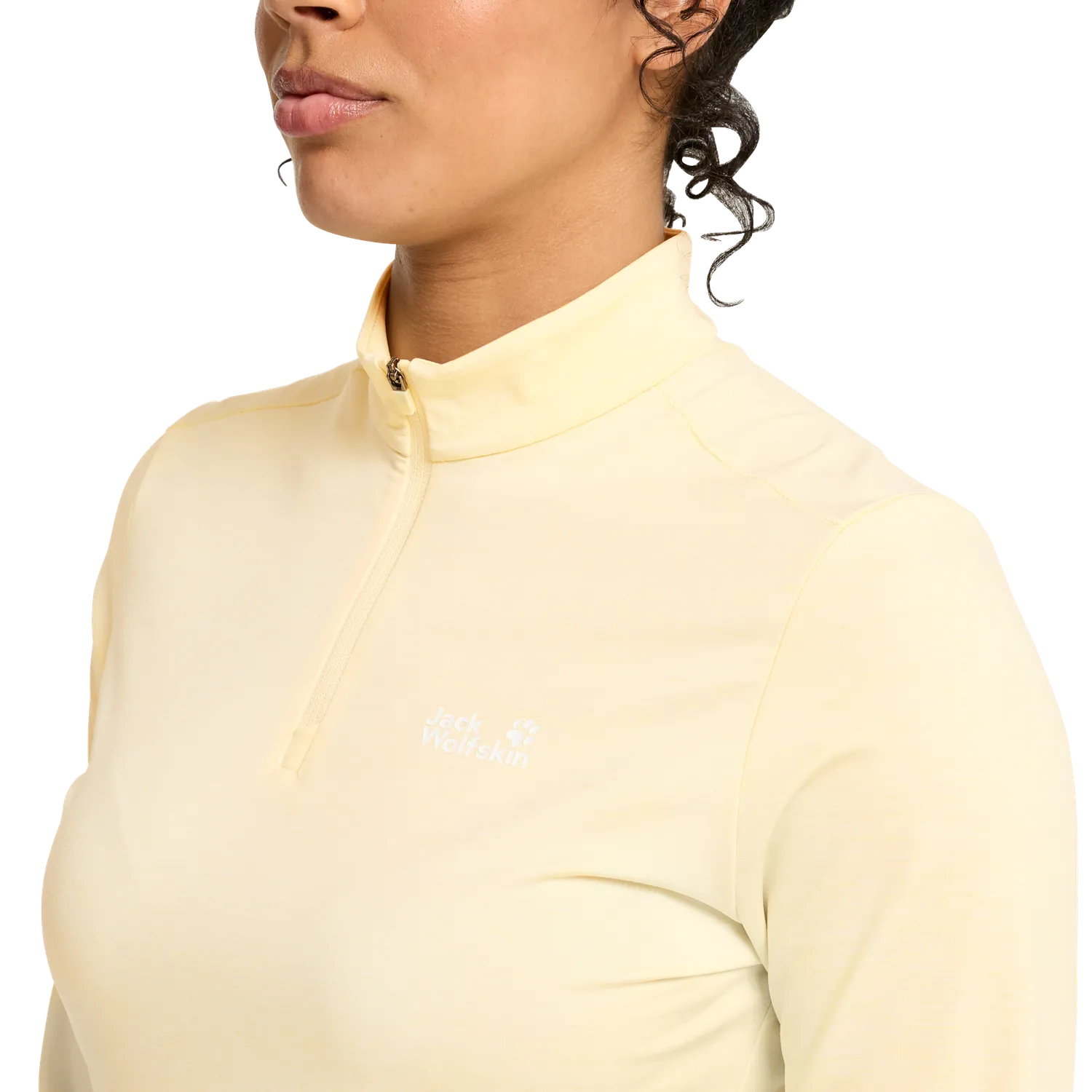 Jack Wolfskin Trail HZ W chemise femme zip respirante