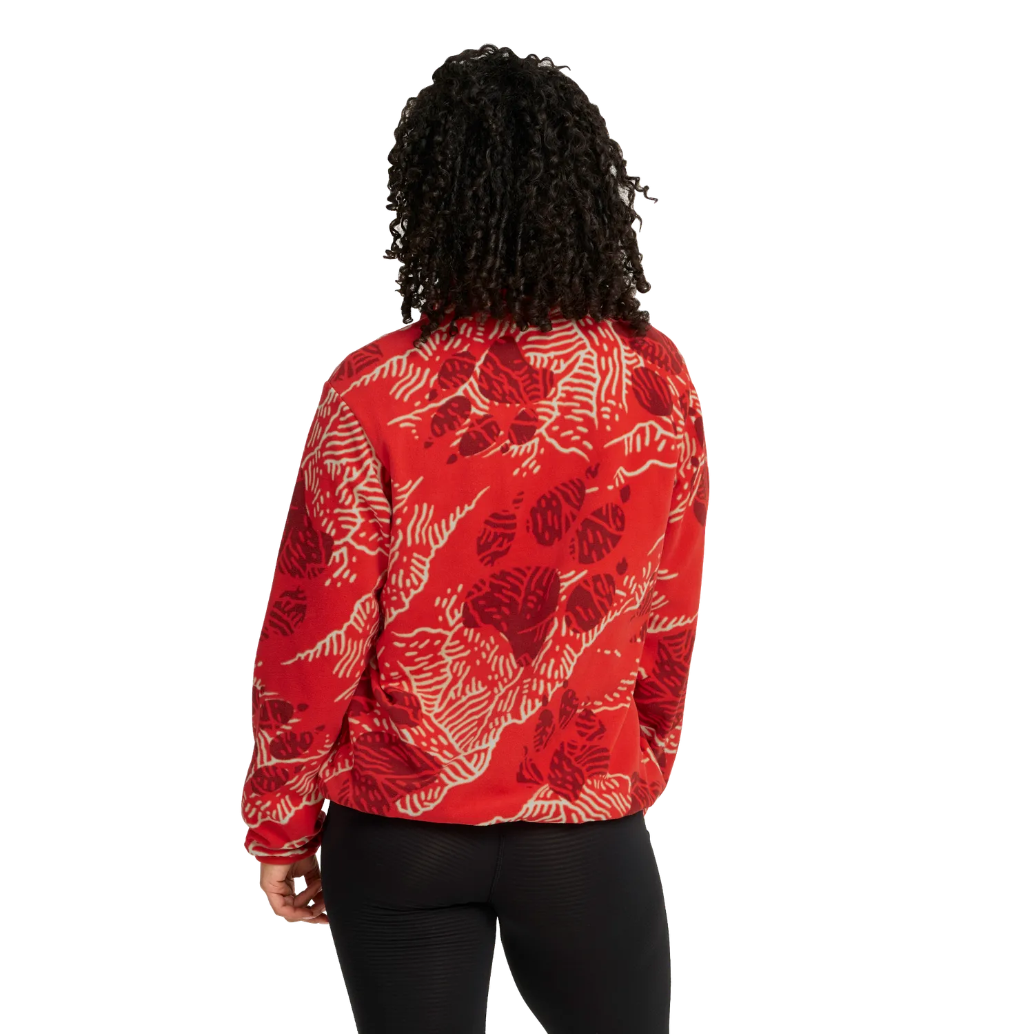 Jack Wolfskin Paw Era 100 Print HZ W polaire femme demi-zip