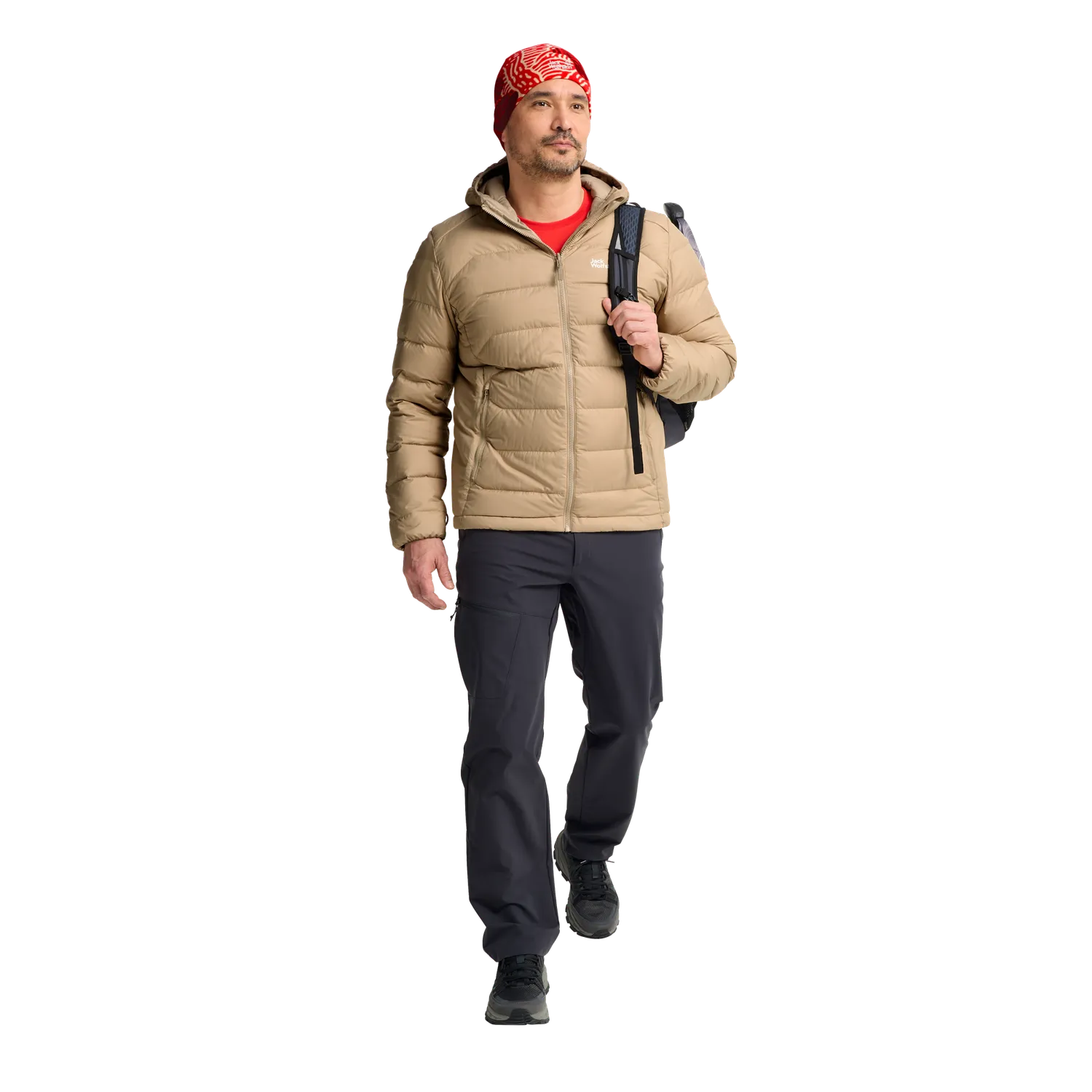JACK WOLFSKIN REAL STUFF PRINT BEANIE bonnet imprimé