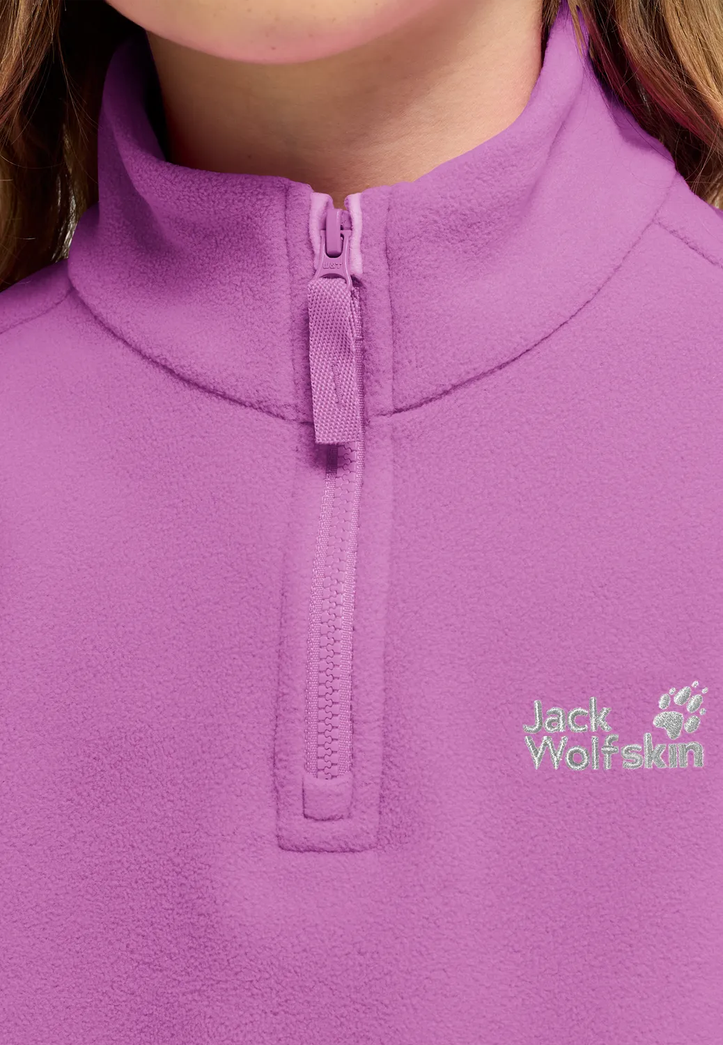 Jack Wolfskin Taunus 100 HZ K pull polaire enfant demi-zip