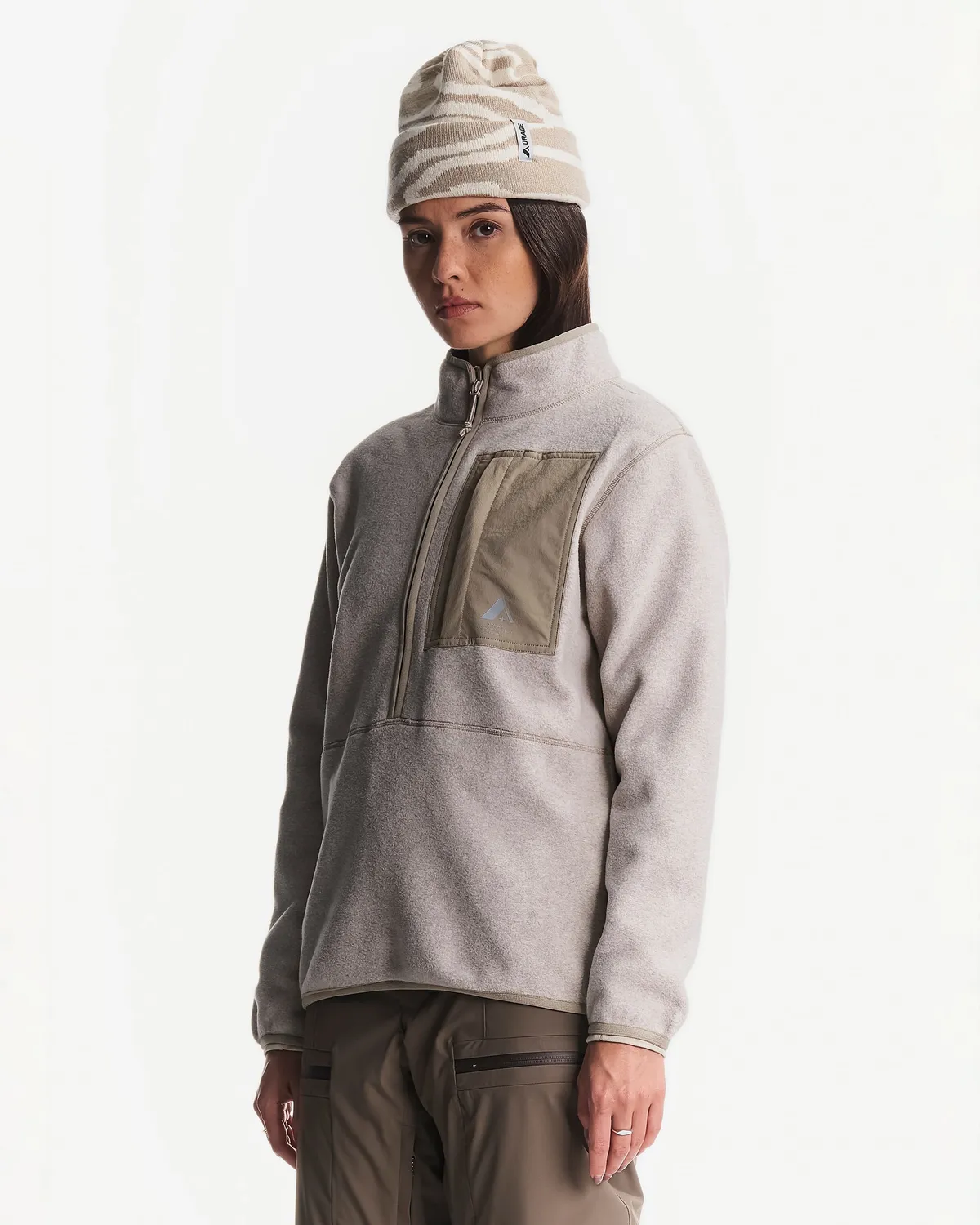 Orage Hunter polaire demi-zip femme Bud
