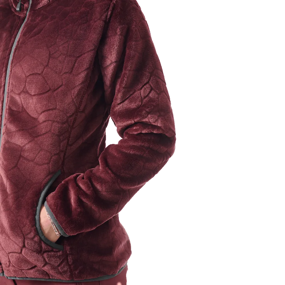 Lhotse Vanina polaire mahogany coupe ajustée