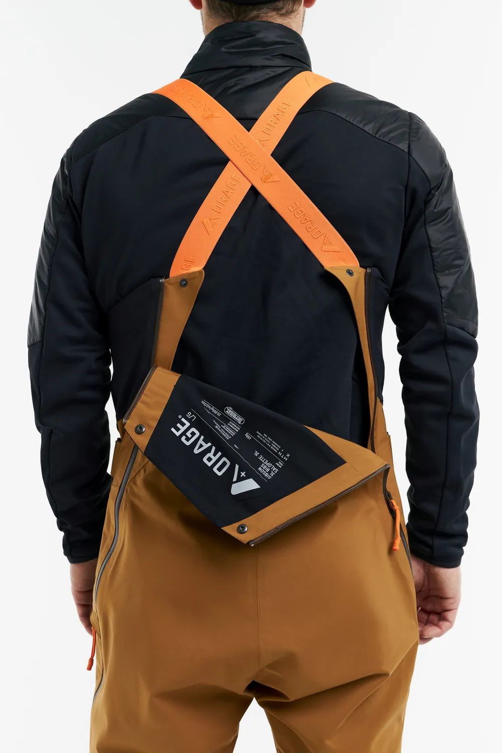 Orage Gibson 3L Bib pantalon ski Amber imperméable