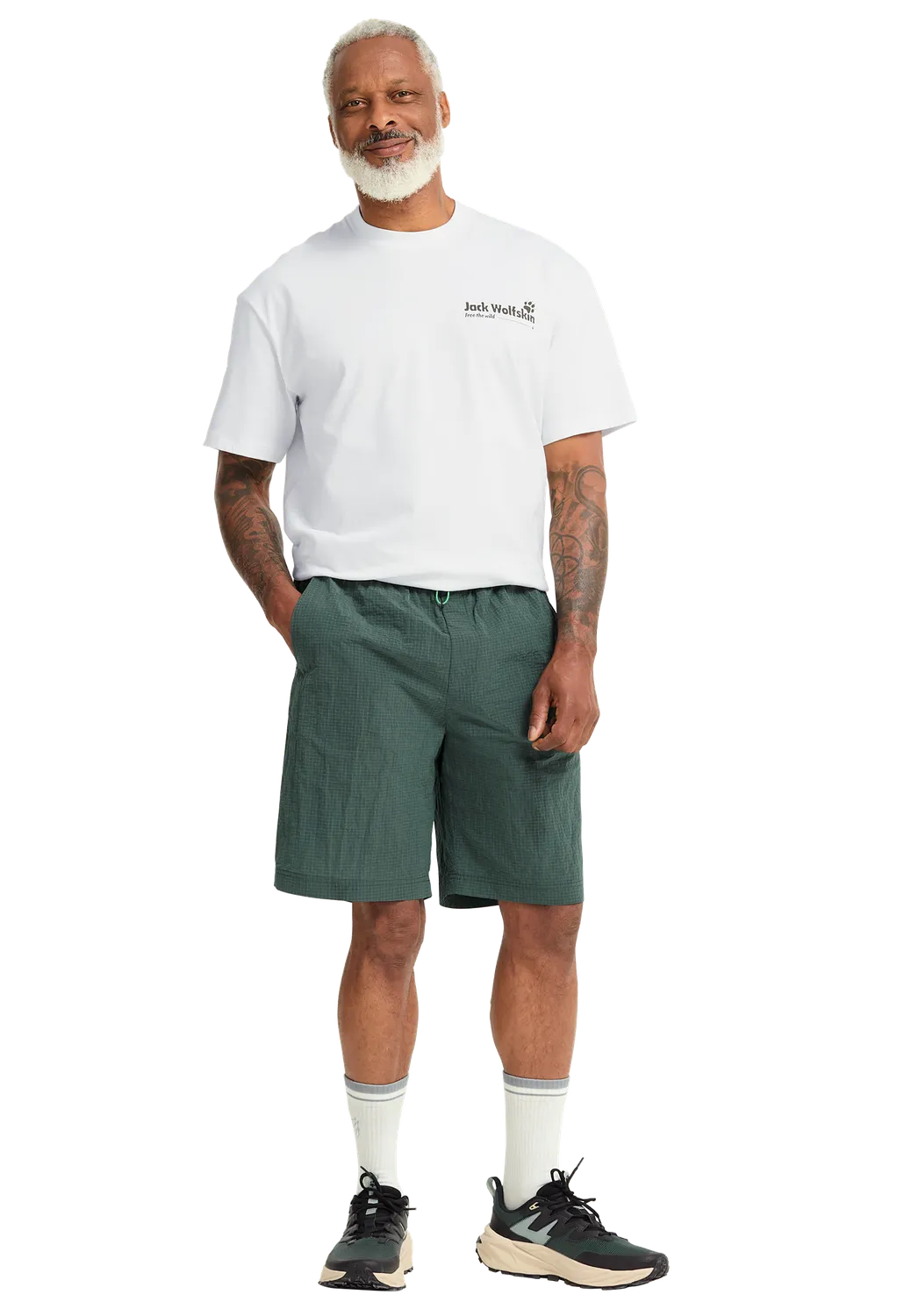 Jack Wolfskin Find The Wild Shorts M short rando homme déperlant