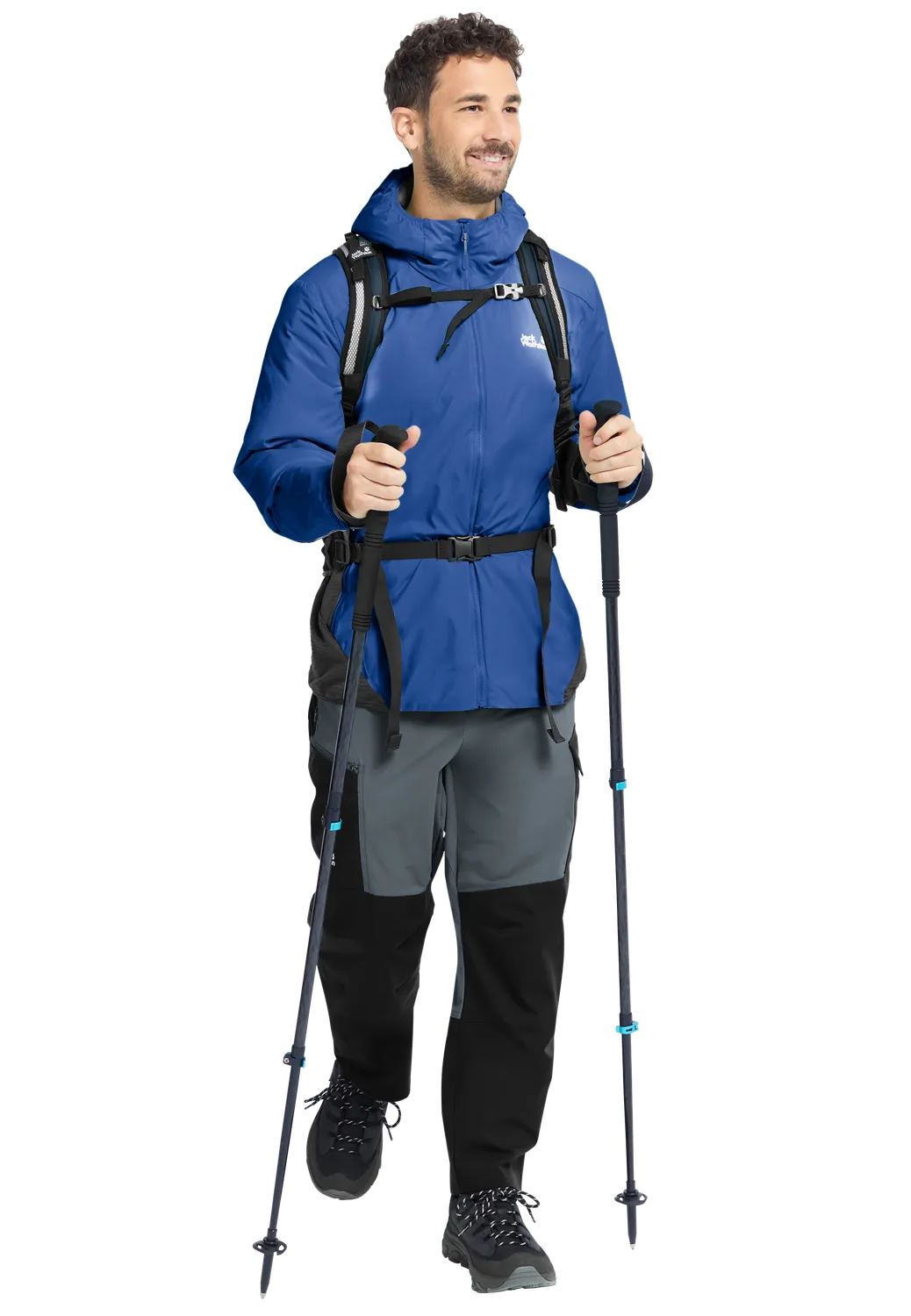 Jack Wolfskin Trail Light Hybrid JKT M veste coupe-vent chaude