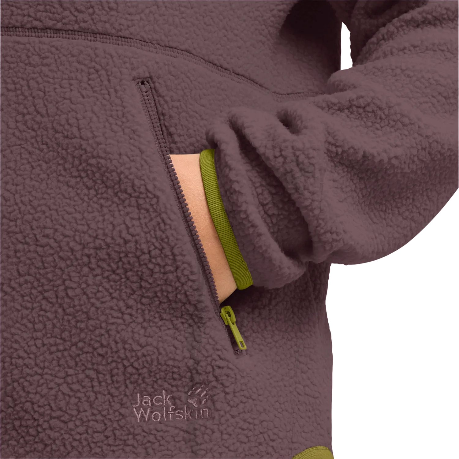 Jack Wolfskin Lite Curl FZ W veste femme col montant