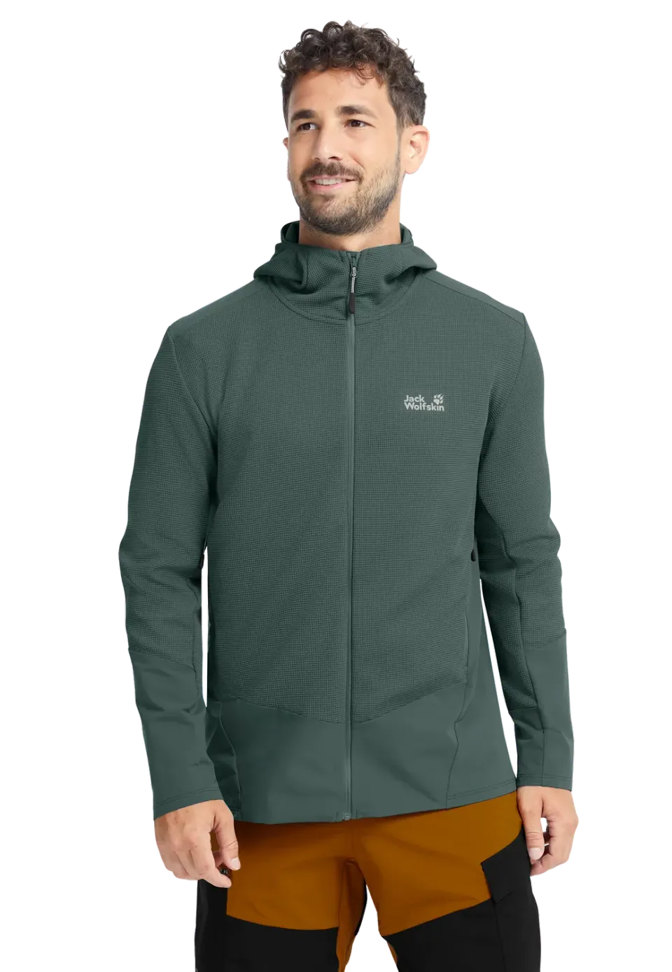 Jack Wolfskin Ridge Hike Hooded FZ M polaire capuche