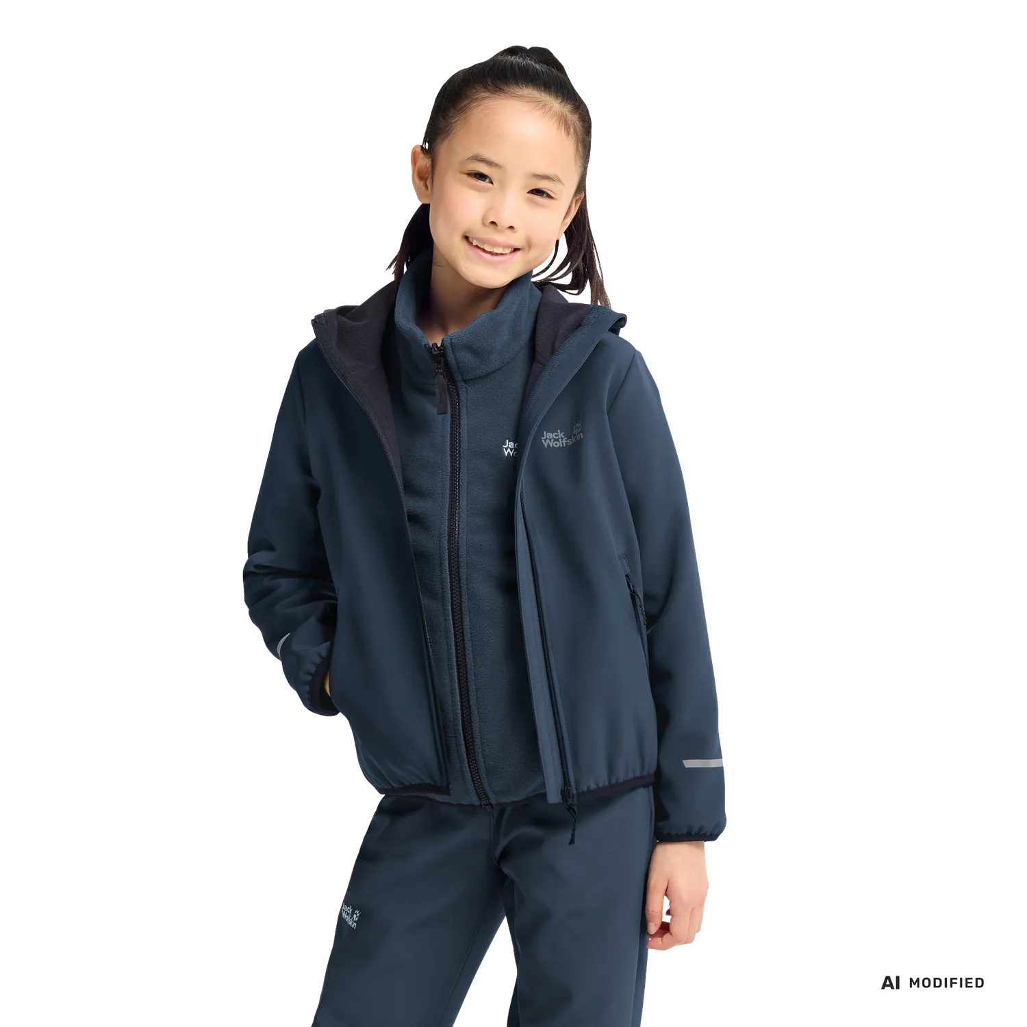 Jack Wolfskin Fourwinds JKT veste enfant coupe-vent