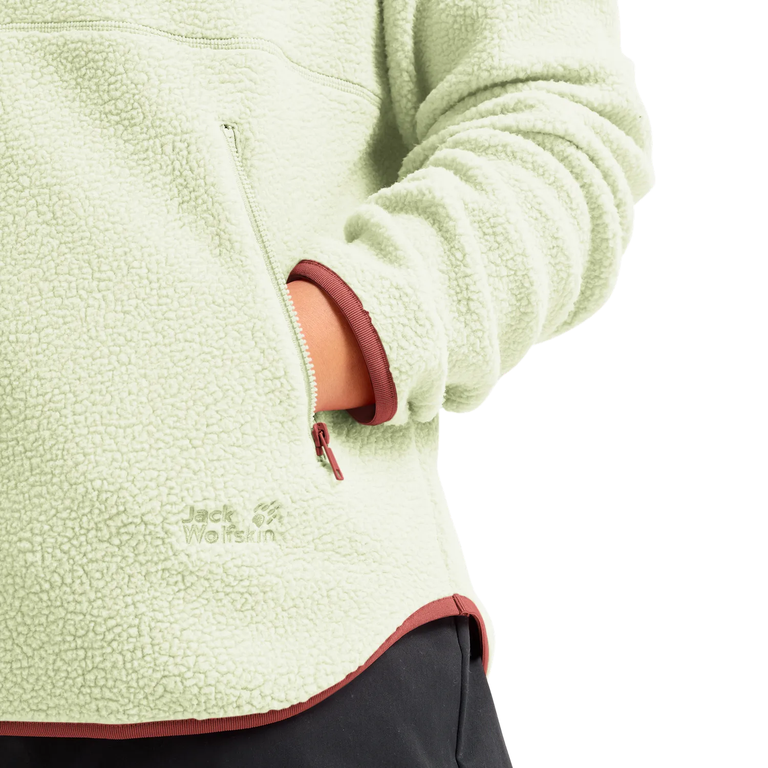 Jack Wolfskin Lite Curl HZ polaire femme demi-zip