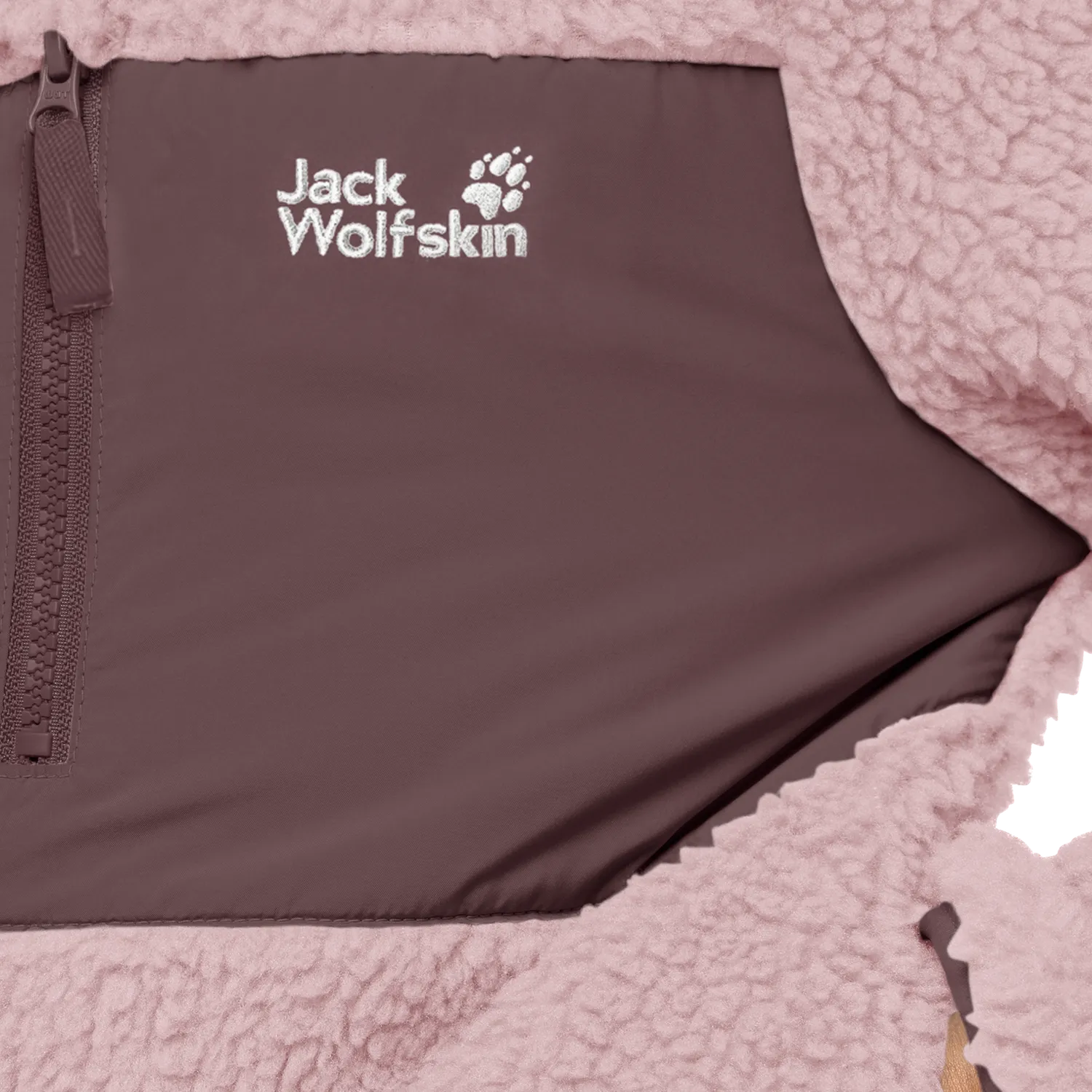 Jack Wolfskin Ice Curl Hood Jacket K veste polaire enfant capuche
