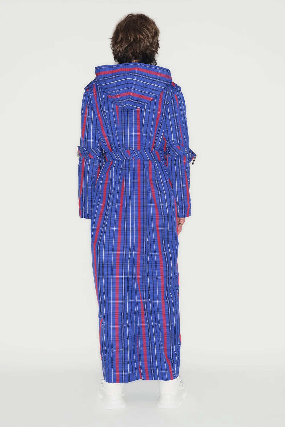 JEANNE FRIOT Resistance Trench veste bomber déperlante bleue