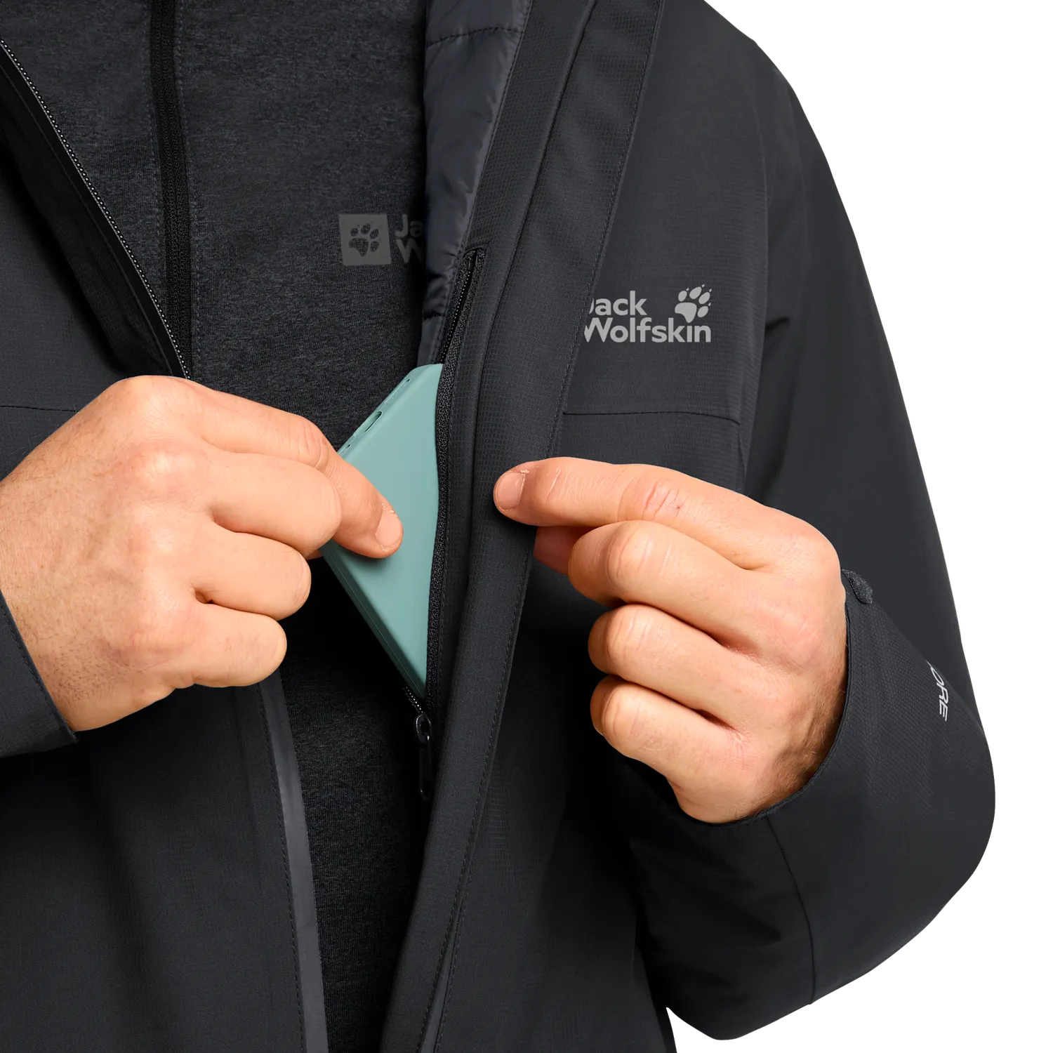 Jack Wolfskin Wisper Ins JKT M veste hiver homme chaude