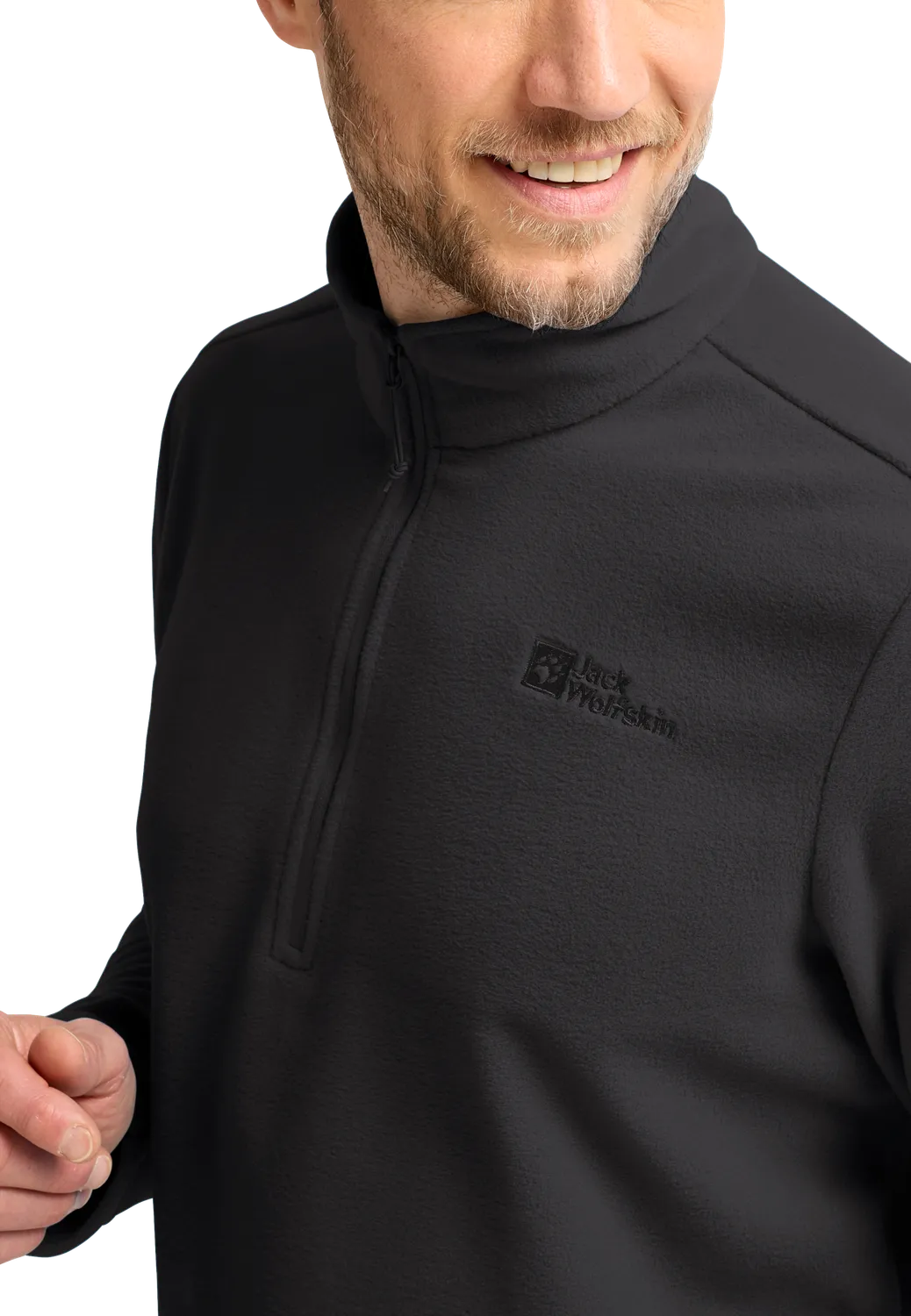Jack Wolfskin Taunus HZ M polaire demi-zip recyclée