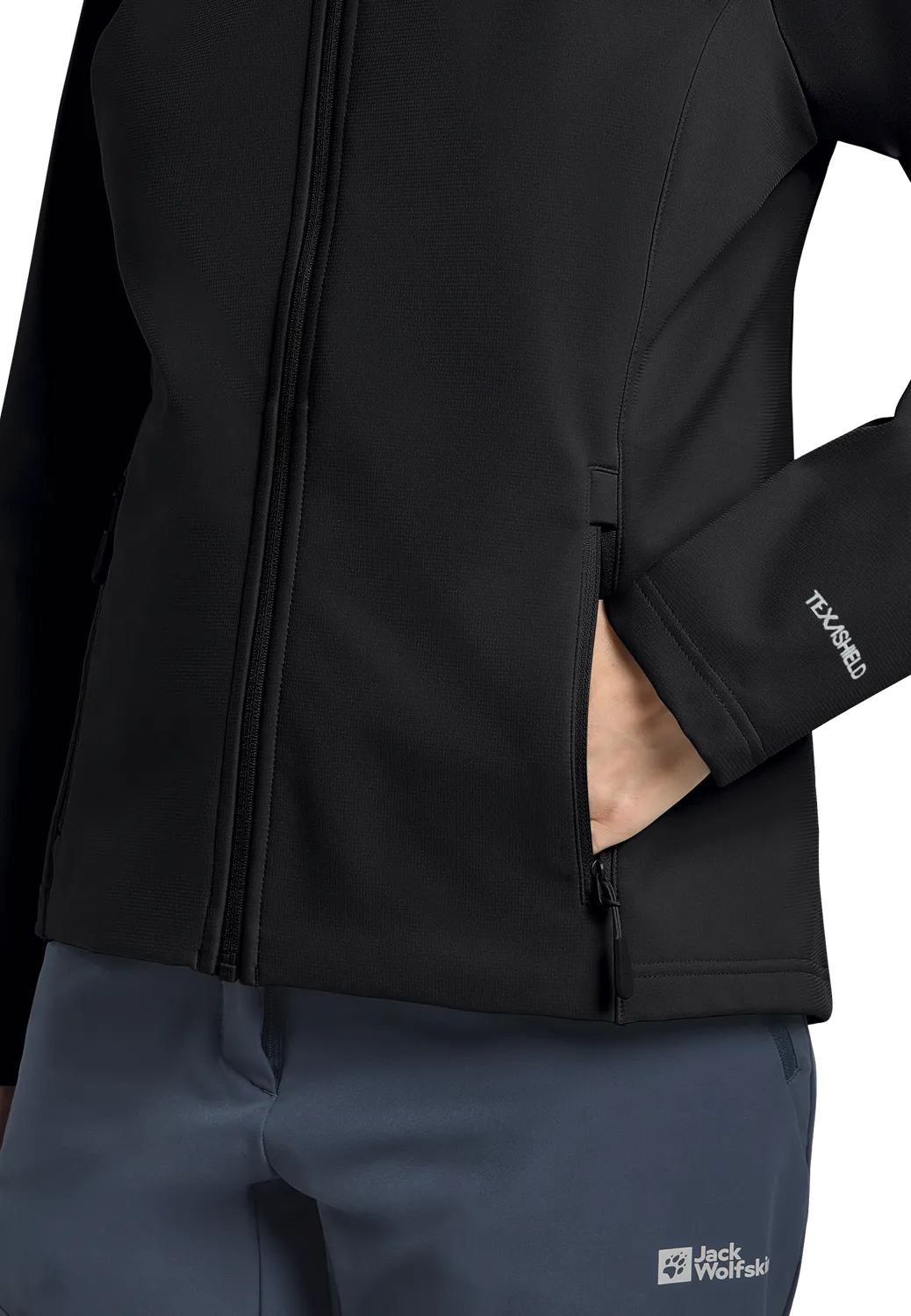 Jack Wolfskin Bornberg Hoody W veste femme taille M softshell