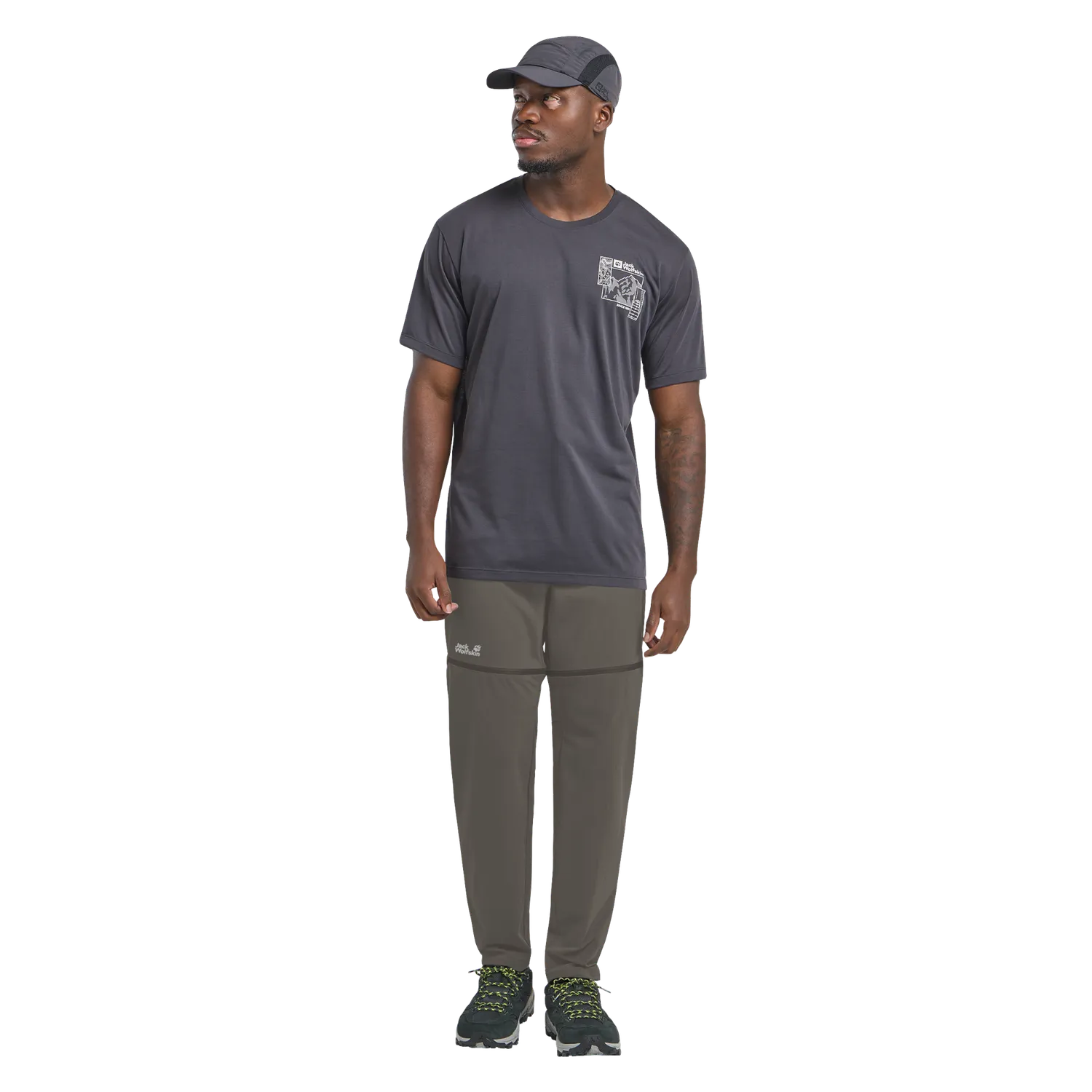 Jack Wolfskin Hikeout Zip Away Pants M pantalon 2-en-1