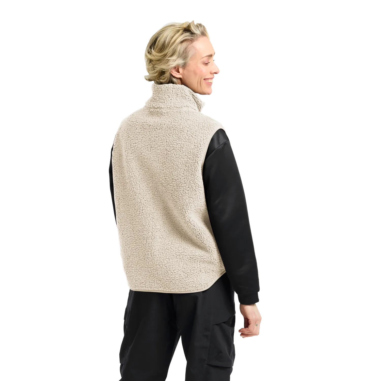 Jack Wolfskin High Curl Vest W gilet polaire femme sherpa