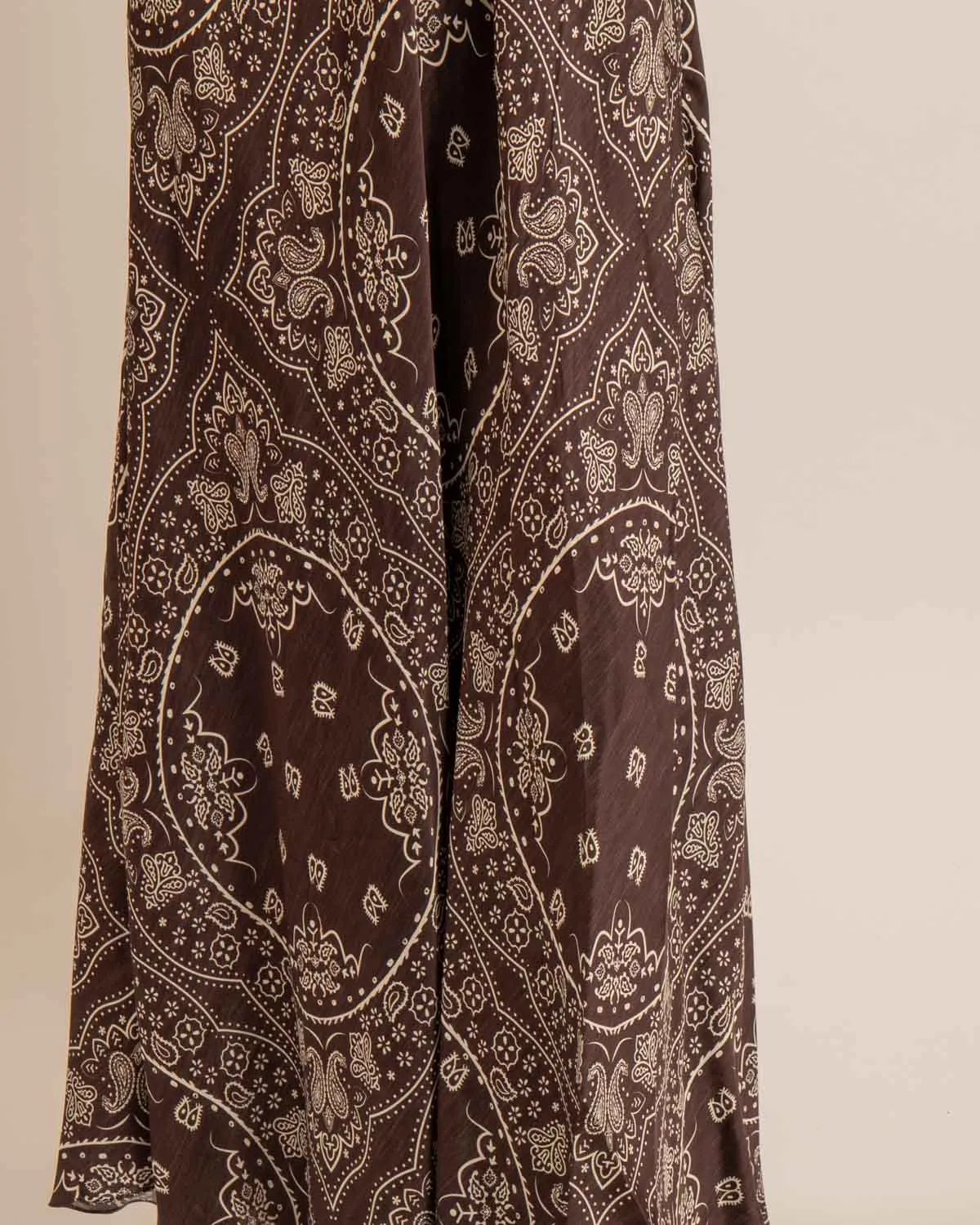 AOKYANOS Buffalo Bandana Chocolat robe longue