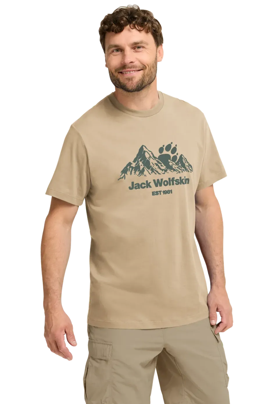 Jack Wolfskin Carefree T M t-shirt homme coton décontracté