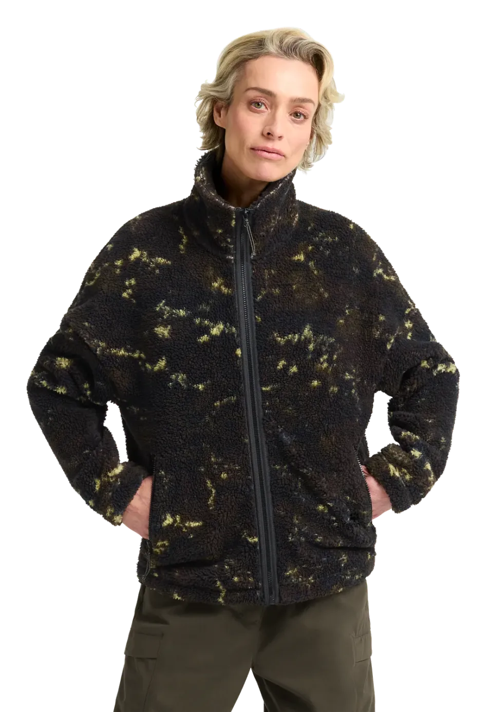 Jack Wolfskin Stone Lite AOP JKT W veste polaire femme imprimé