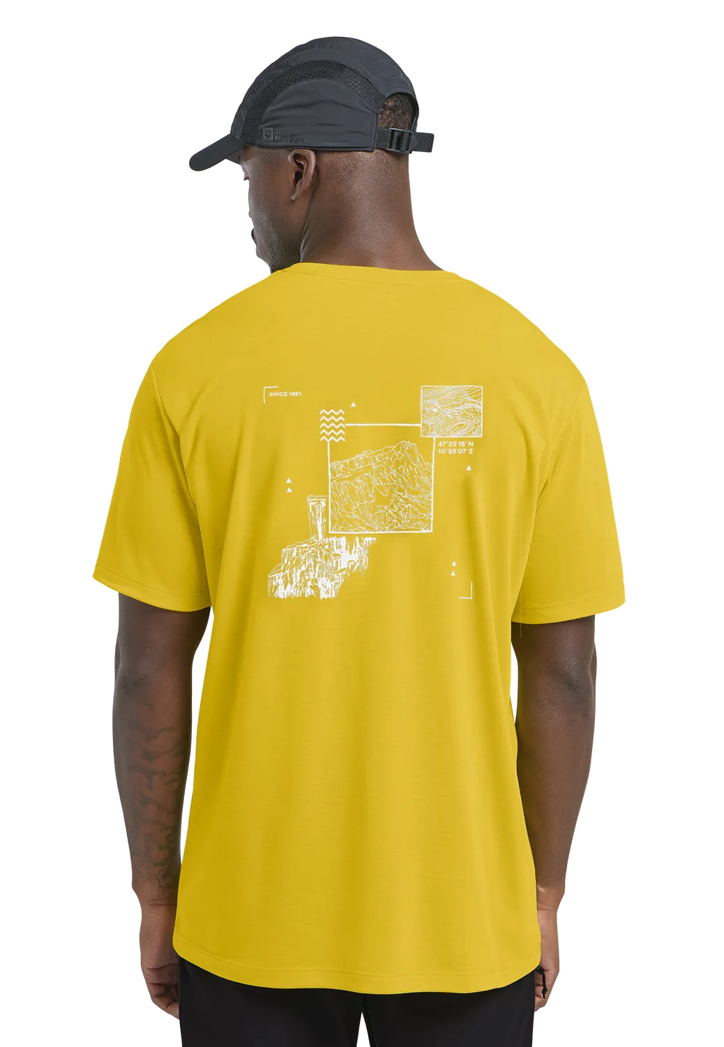 Jack Wolfskin Vonnan Graphic T t-shirt rando homme anti-odeur