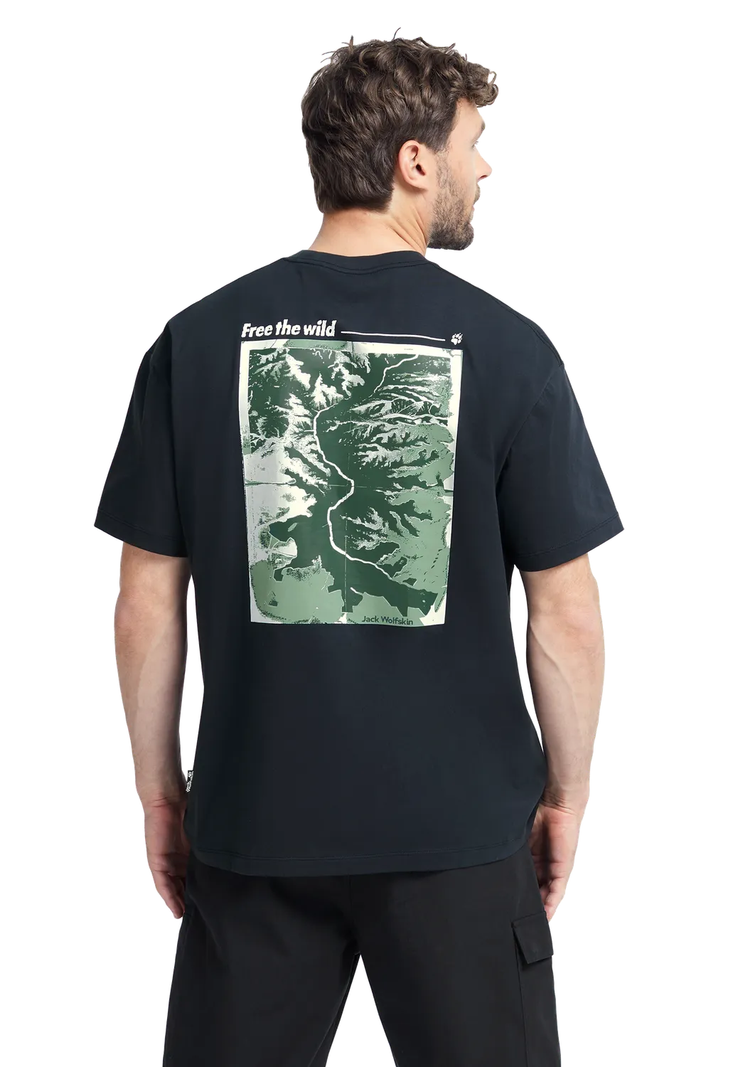 Jack Wolfskin Confident t-shirt homme coton imprimé