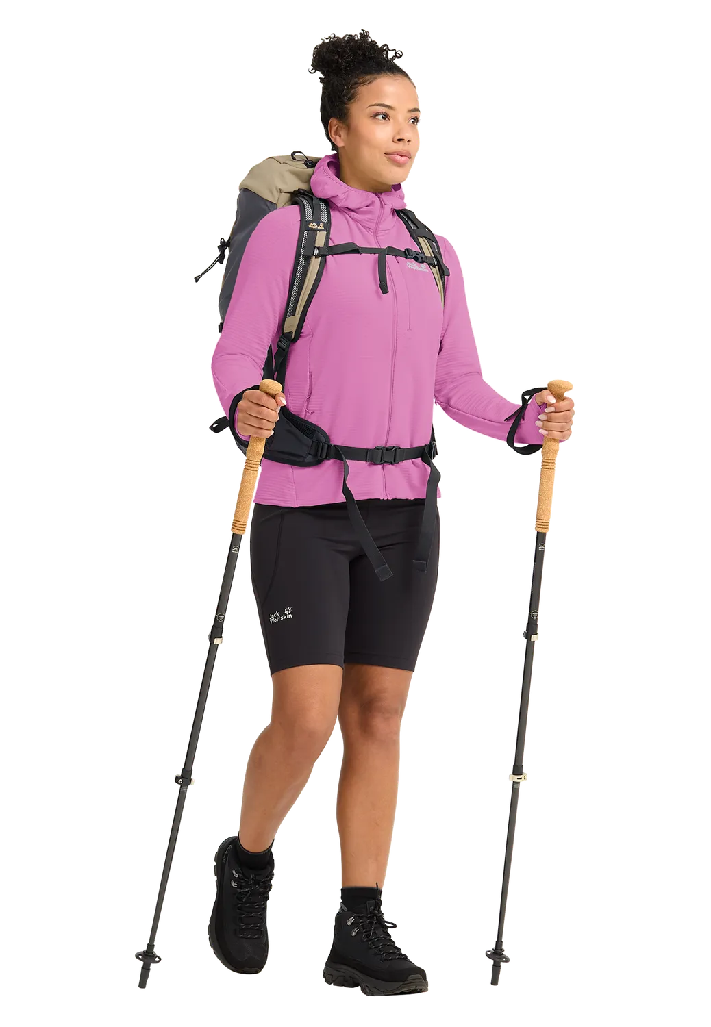 Jack Wolfskin Litestride Hooded FZ W veste femme capuche