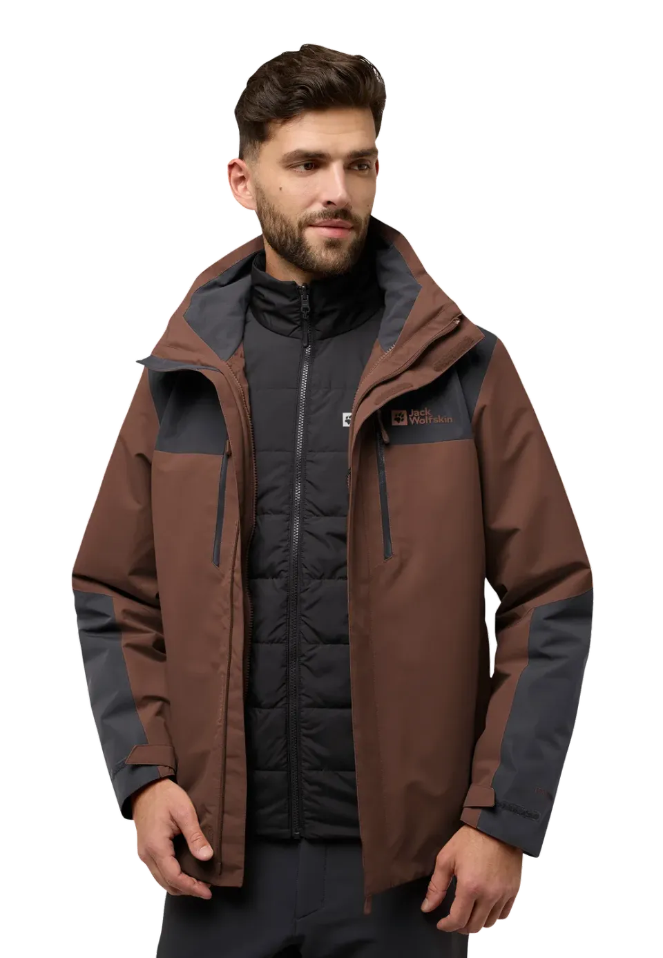 Jack Wolfskin Jasper 3in1 JKT M veste 3 en 1 homme imperméable