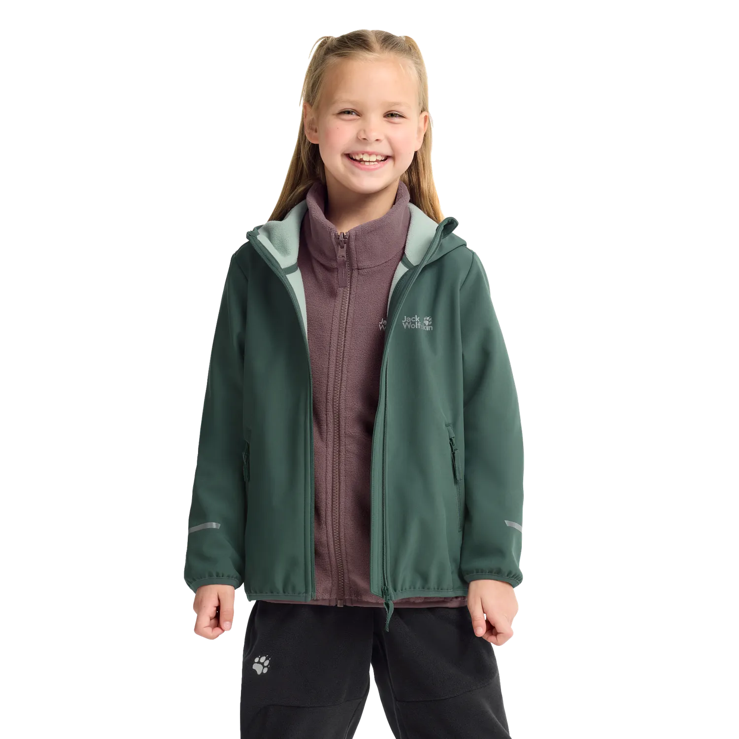 Jack Wolfskin Fourwinds JKT K veste enfant coupe-vent stretch