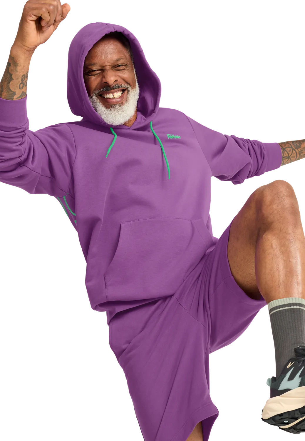Jack Wolfskin Celebrate Paw Hoody M sweat capuche coton