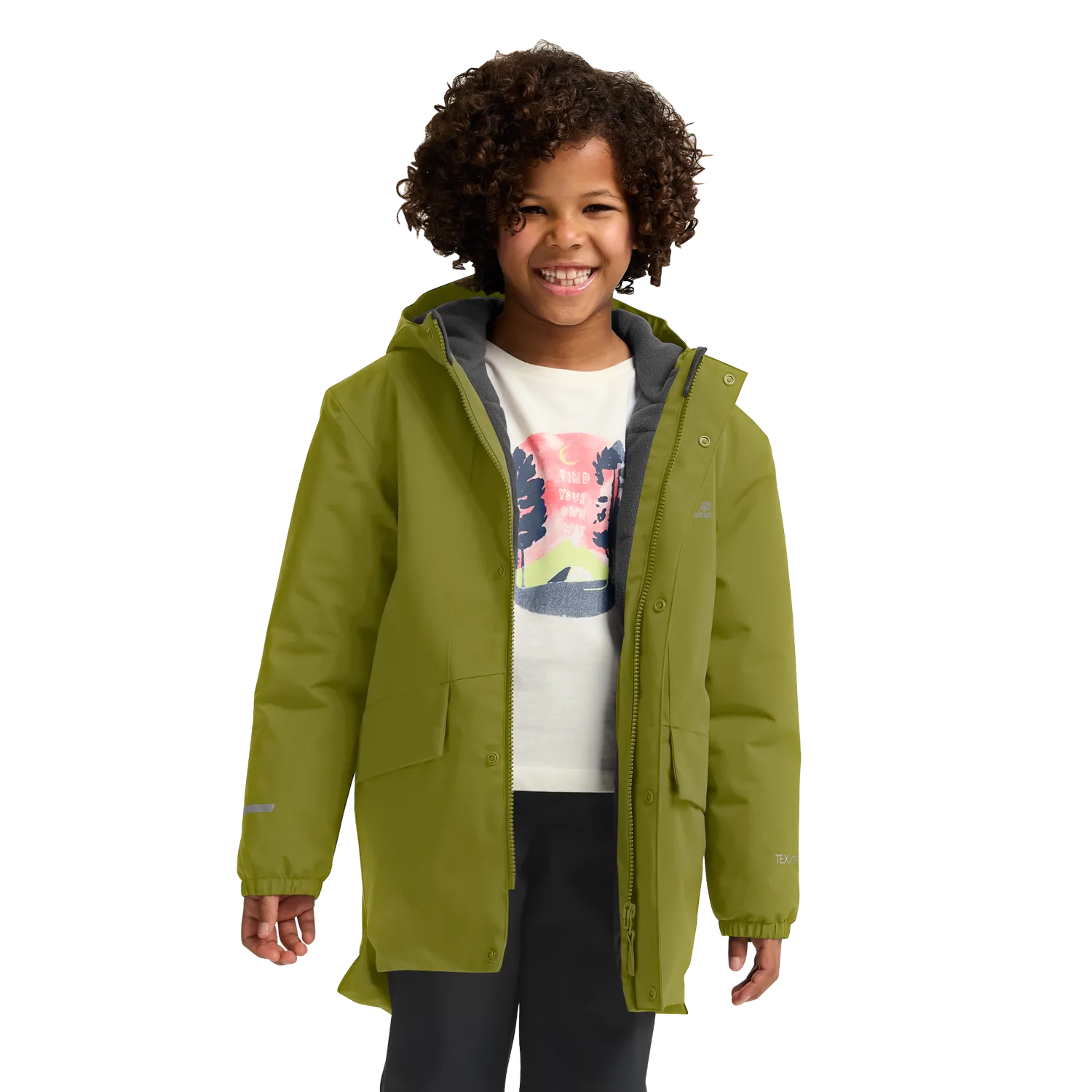 Jack Wolfskin Canvey JKT parka enfant chaude