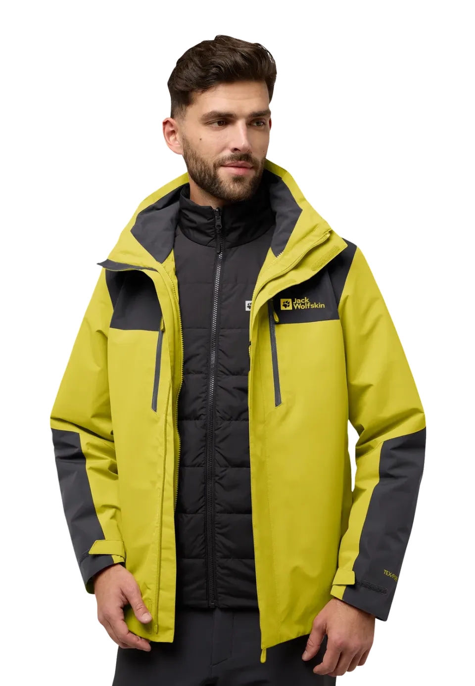 Jack Wolfskin Jasper 3in1 veste homme imperméable