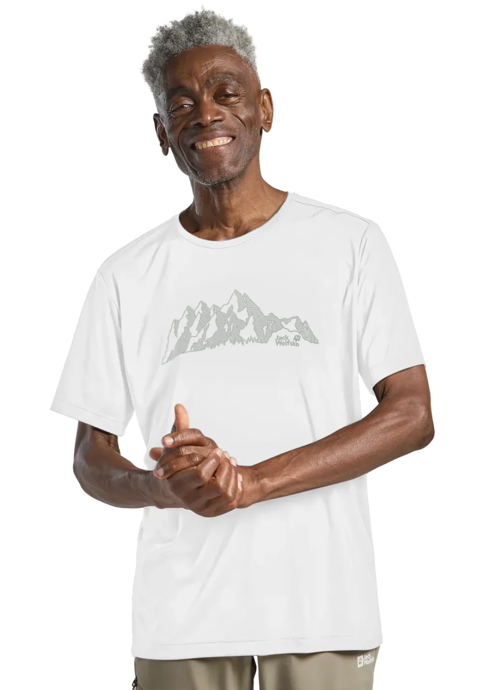 JACK WOLFSKIN PEAK GRAPHIC T M t-shirt respirant