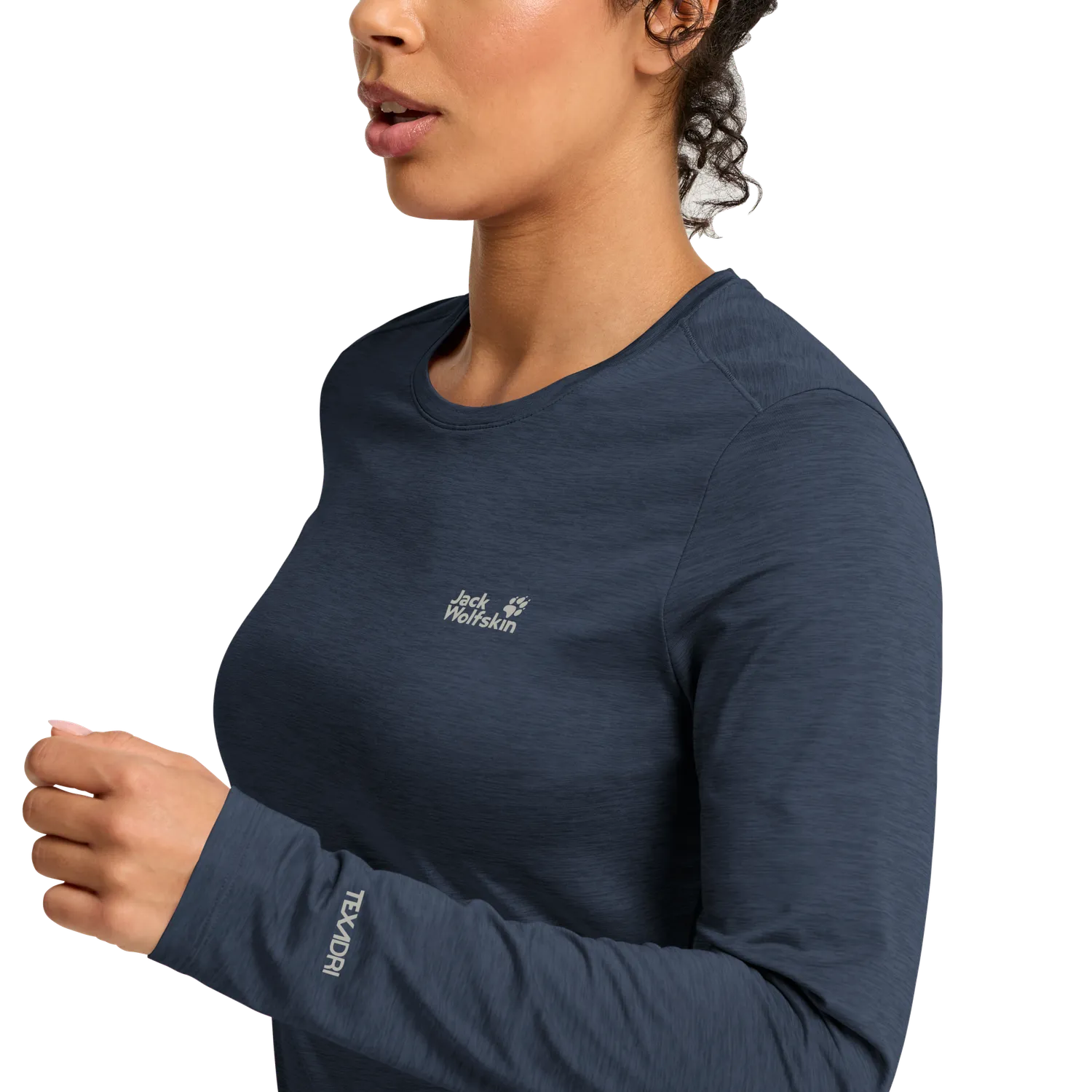 Jack Wolfskin Trail LS W t-shirt manches longues femme respirant