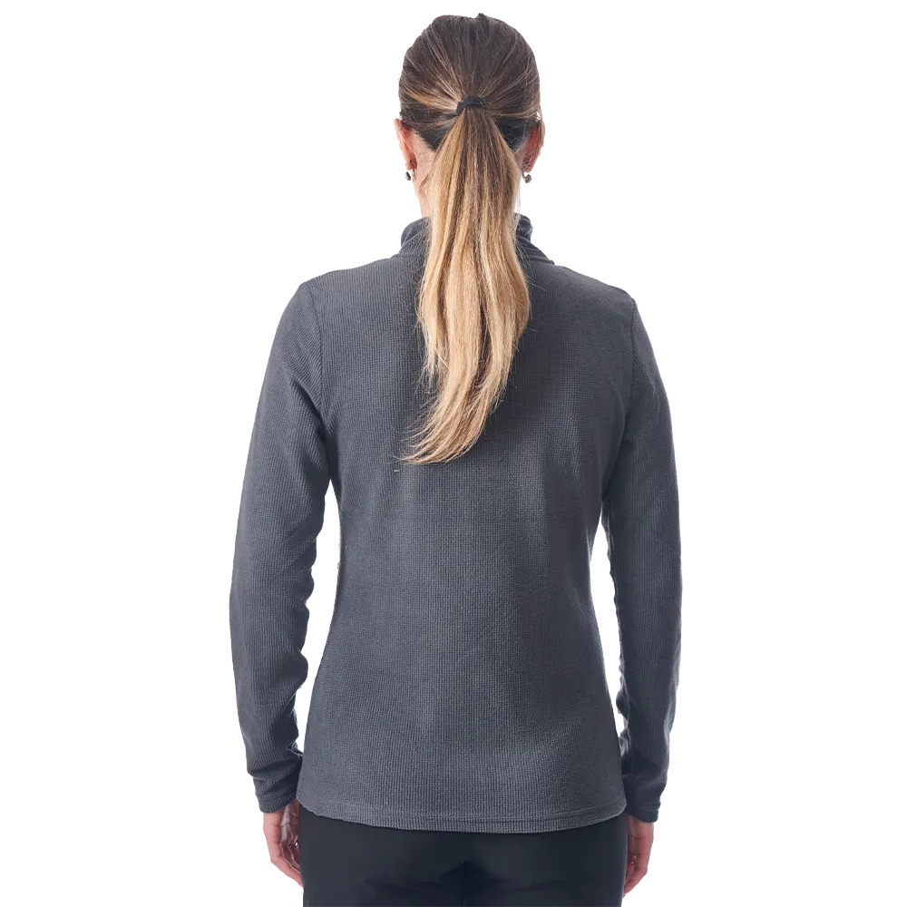Lhotse Sofia asphalt polaire demi-zip grise respirante