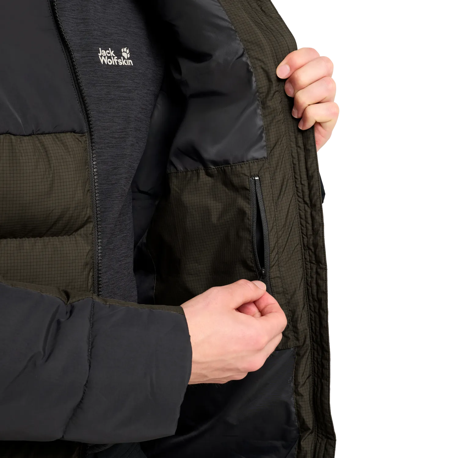 Jack Wolfskin Icy Hollow Hooded JKT M veste homme hiver