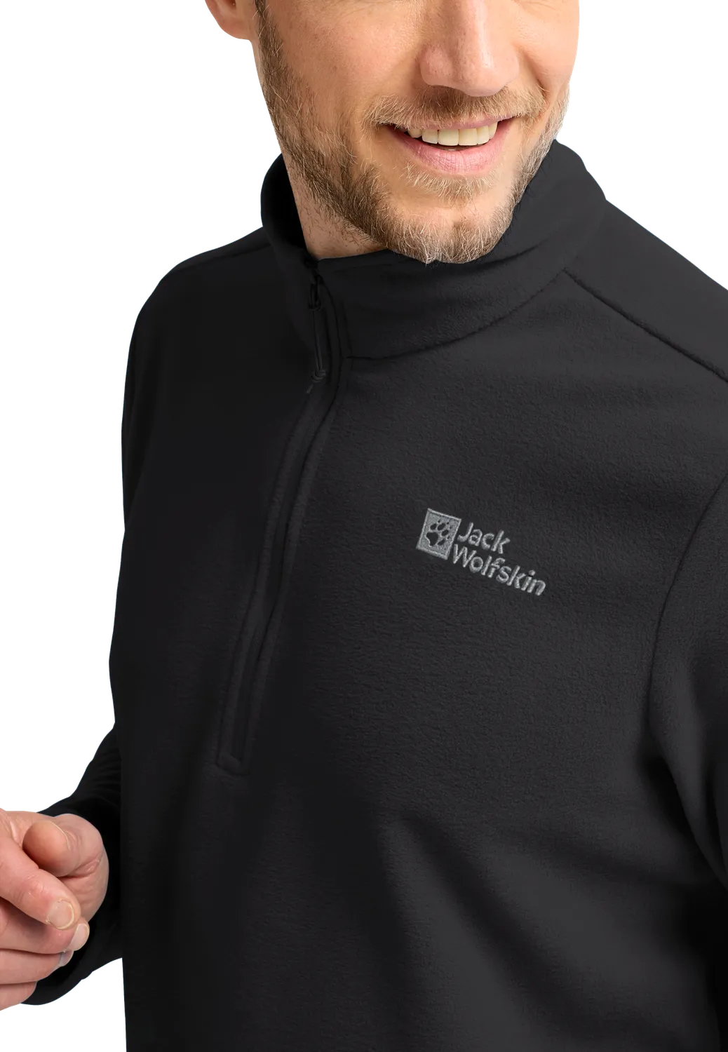 Jack Wolfskin Taunus HZ M pull polaire homme demi-zip léger