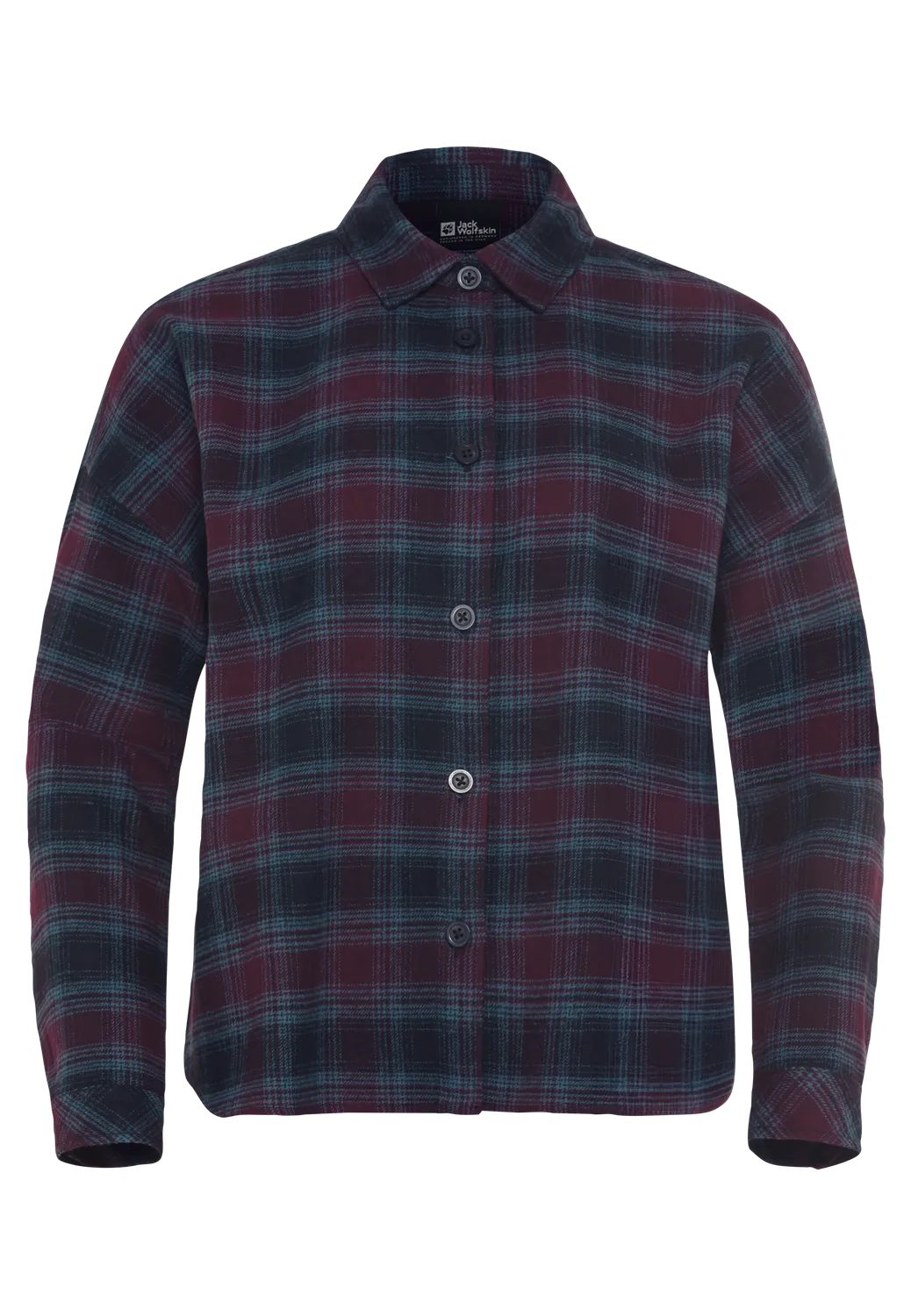 Jack Wolfskin Baja Flannel Shirt chemise femme coton