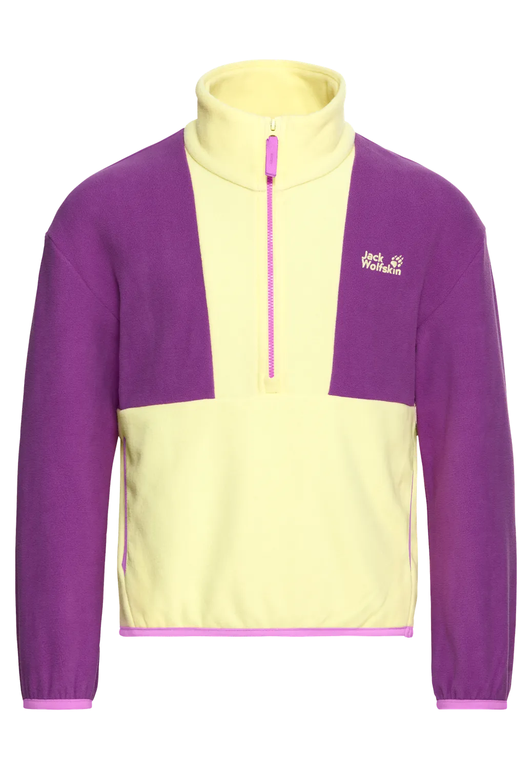 Jack Wolfskin Colorblock Taunus HZ K pull polaire enfant poches