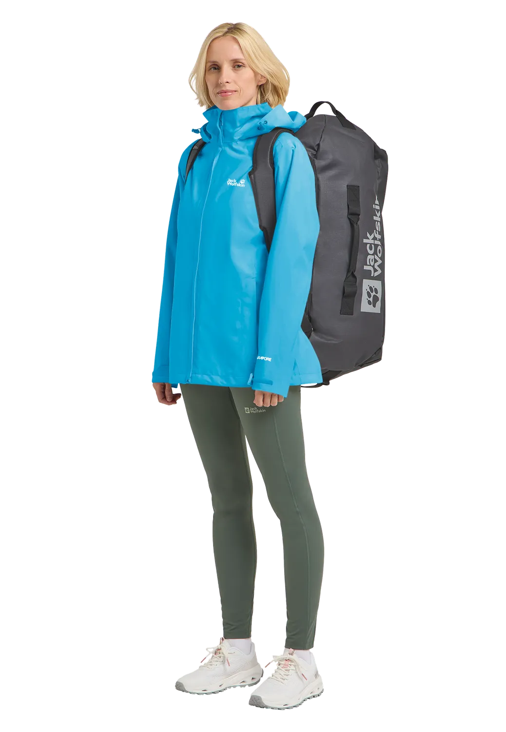 Jack Wolfskin Trailtime 2L JKT veste pluie femme XS-3XL TEXAPORE