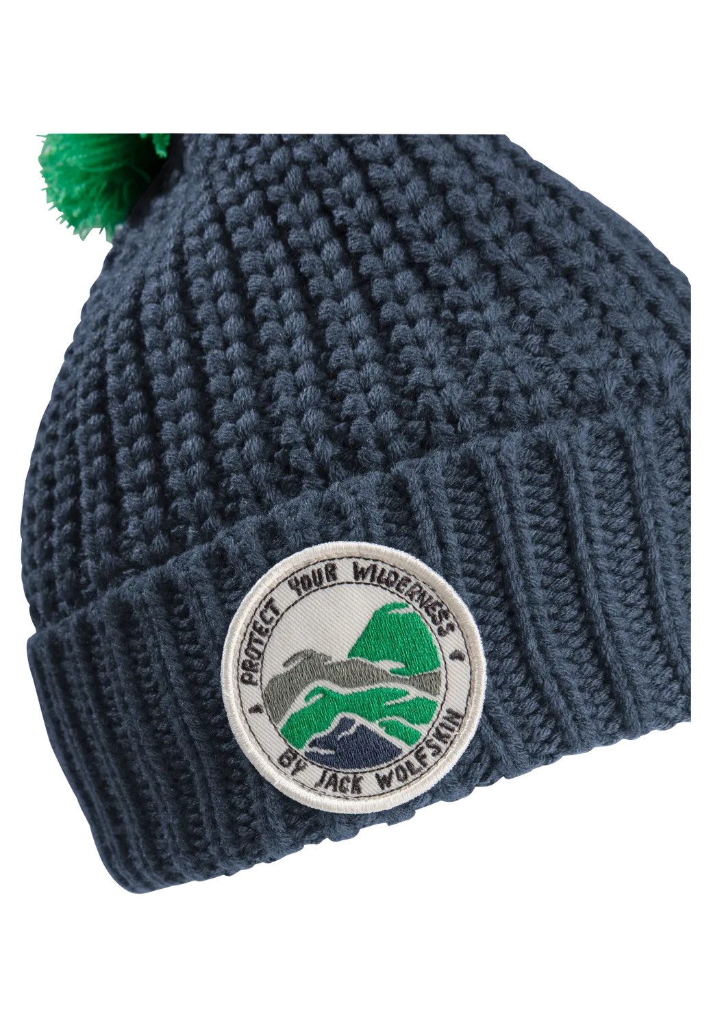 Jack Wolfskin Pompom Badge bonnet enfant pompon chaud