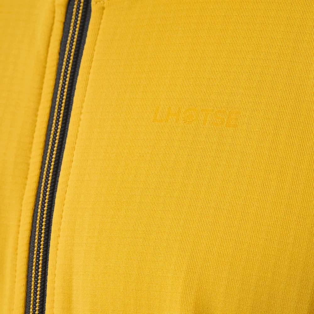LHOTSE Hakan polaire sulphur grid zippée
