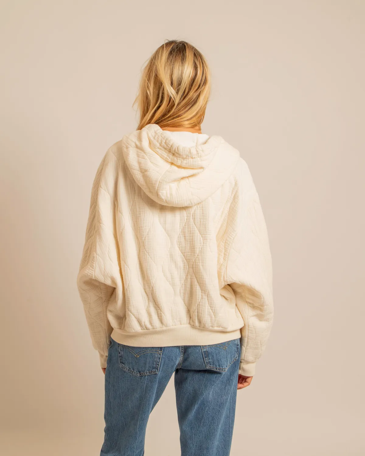 AOKYANOS Washington Crème veste à capuche coton taille unique